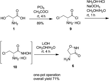 Cycloserine production process